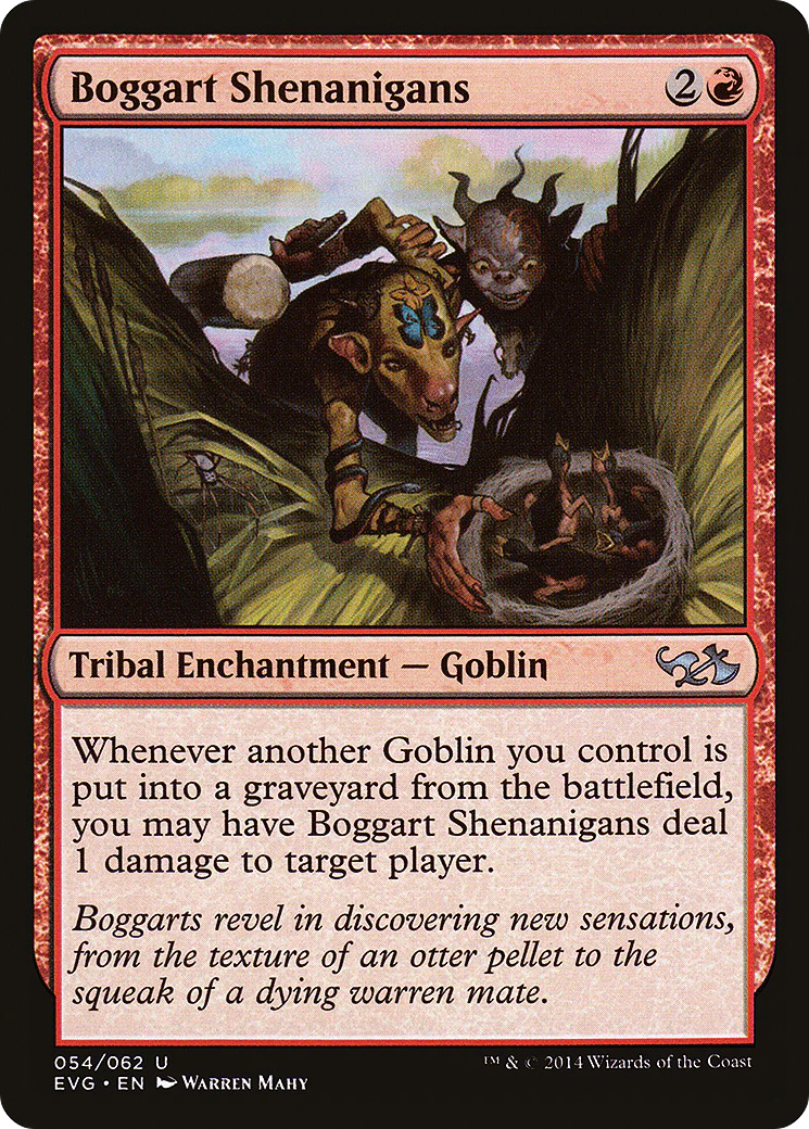Boggart Shenanigans (DD3-054) - Duel Decks Anthology: Elves vs. Goblins