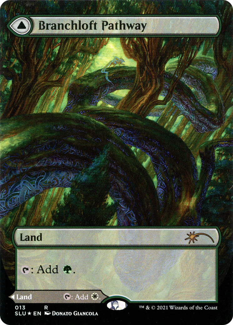 Branchloft Pathway // Boulderloft Pathway (SLU-013) - Secret Lair: Ultimate Edition: (Showcase) (Borderless) Foil - Image 3