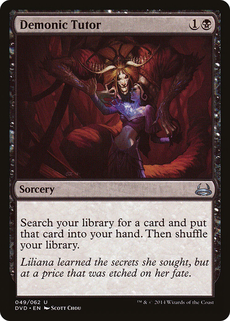 Demonic Tutor (DD3-049) - Duel Decks Anthology: Divine vs. Demonic