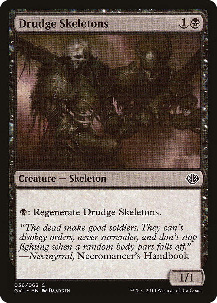 Drudge Skeletons (DD3-036) - Duel Decks Anthology: Garruk vs. Liliana