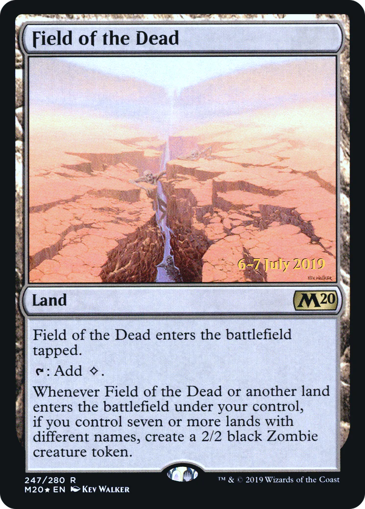 Field of the Dead (PRE-247S) - Core Set 2020 Promos Foil