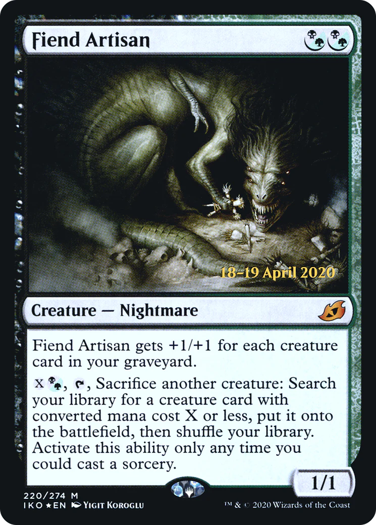 Fiend Artisan (PRE-220S) - Ikoria: Lair of Behemoths Promos Foil