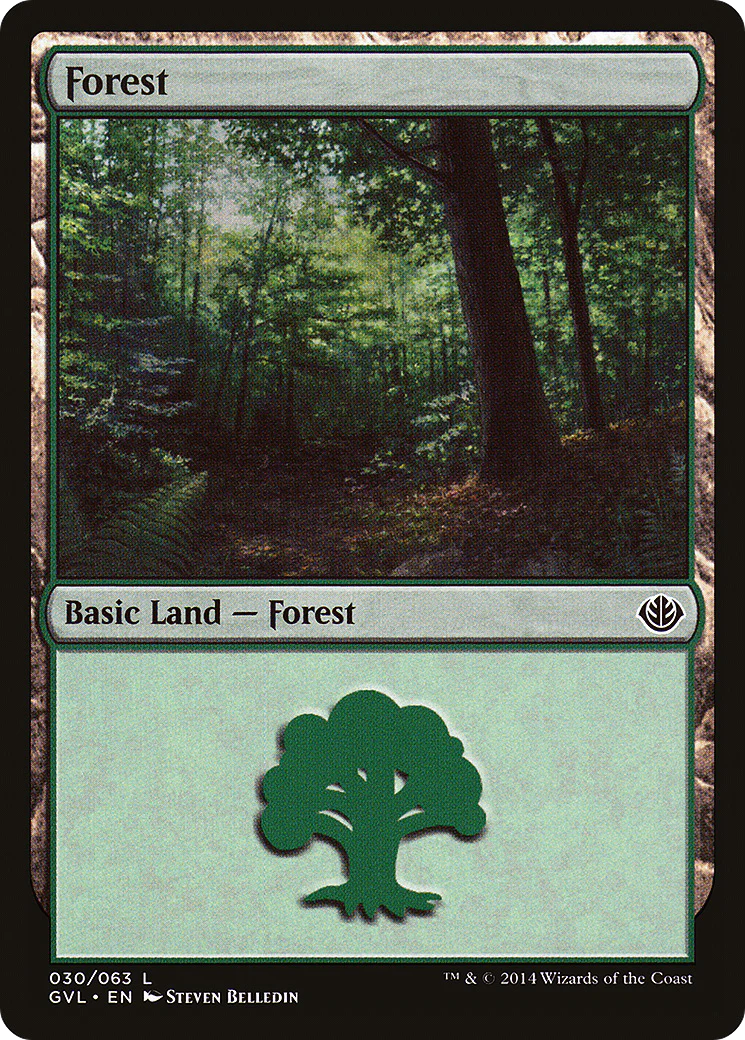 Forest (DD3-030) - Duel Decks Anthology: Garruk vs. Liliana