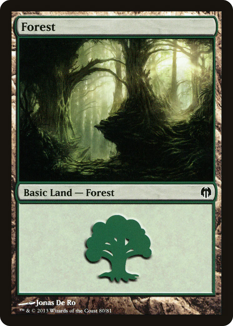 Forest (DDL-080) - Duel Decks: Heroes vs. Monsters