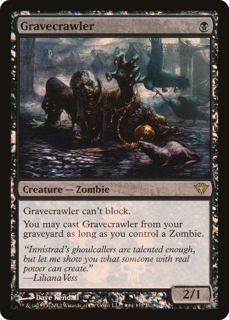 Gravecrawler (BABP-064) - Dark Ascension Promos Foil