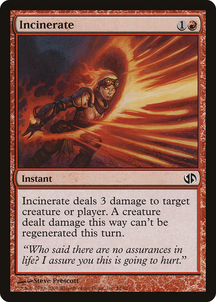Incinerate (DD2-051) - Duel Decks: Jace vs. Chandra