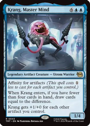 Krang, Master Mind (TMT-043) - Teenage Mutant Ninja Turtles Foil