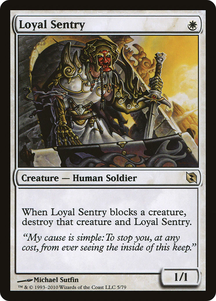 Loyal Sentry (DDF-005) - Duel Decks: Elspeth vs. Tezzeret