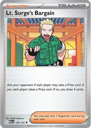 Lt. Surge's Bargain 120/132 ME01 Mega Evolution - Uncommon