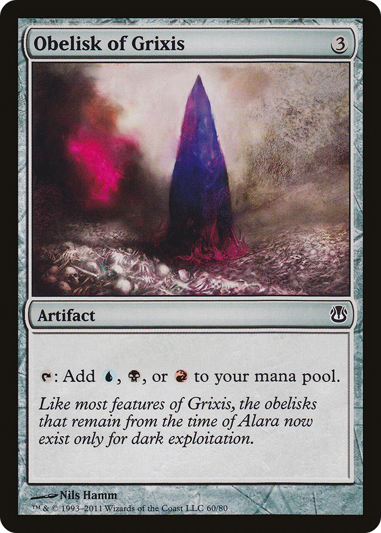 Obelisk of Grixis (DDH-060) - Duel Decks: Ajani vs. Nicol Bolas
