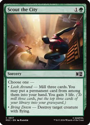 Scout the City (MSC-817) - Commander: Marvel Super Heroes