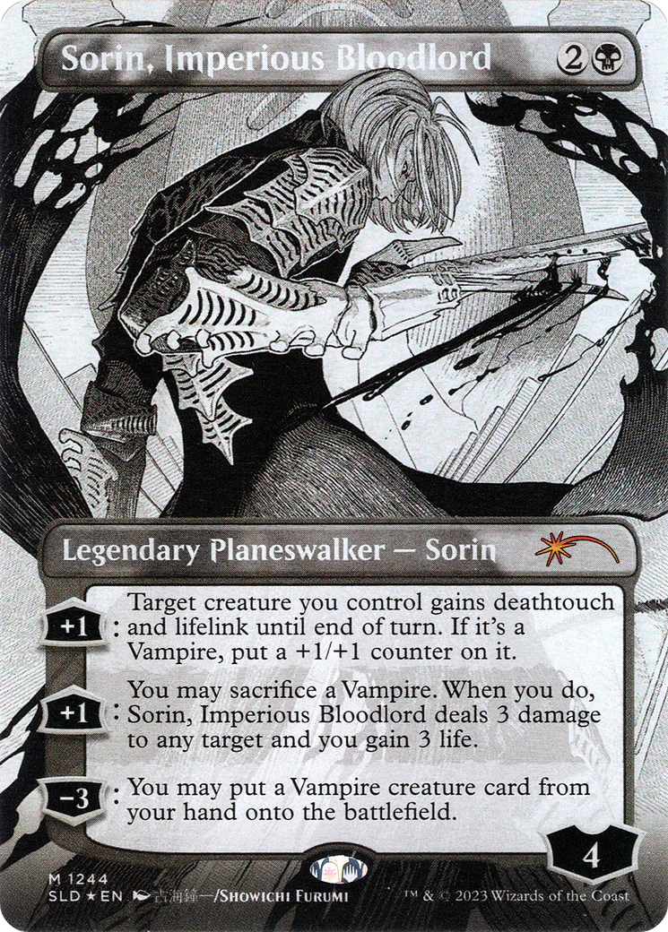 Sorin, Imperious Bloodlord (SLD-1244) - Secret Lair Drop (Borderless) Foil