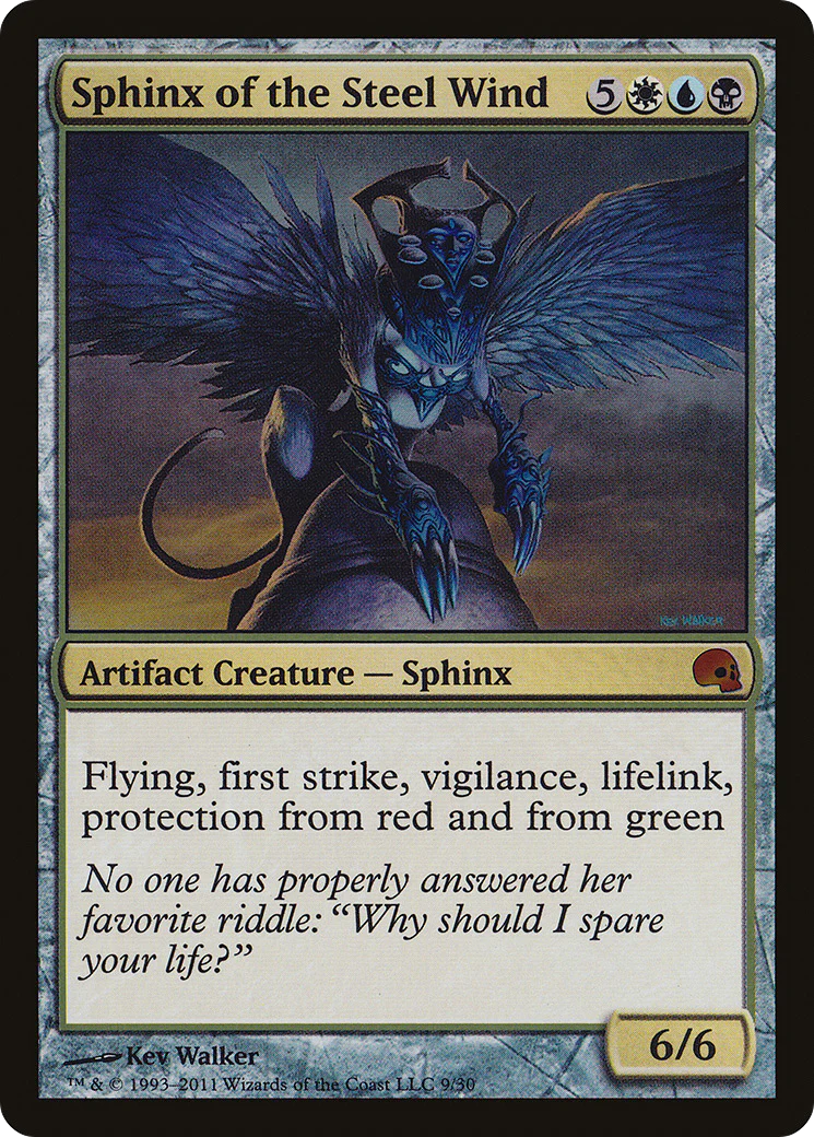 Sphinx of the Steel Wind (GRV-009) - Premium Deck Series: Graveborn Foil