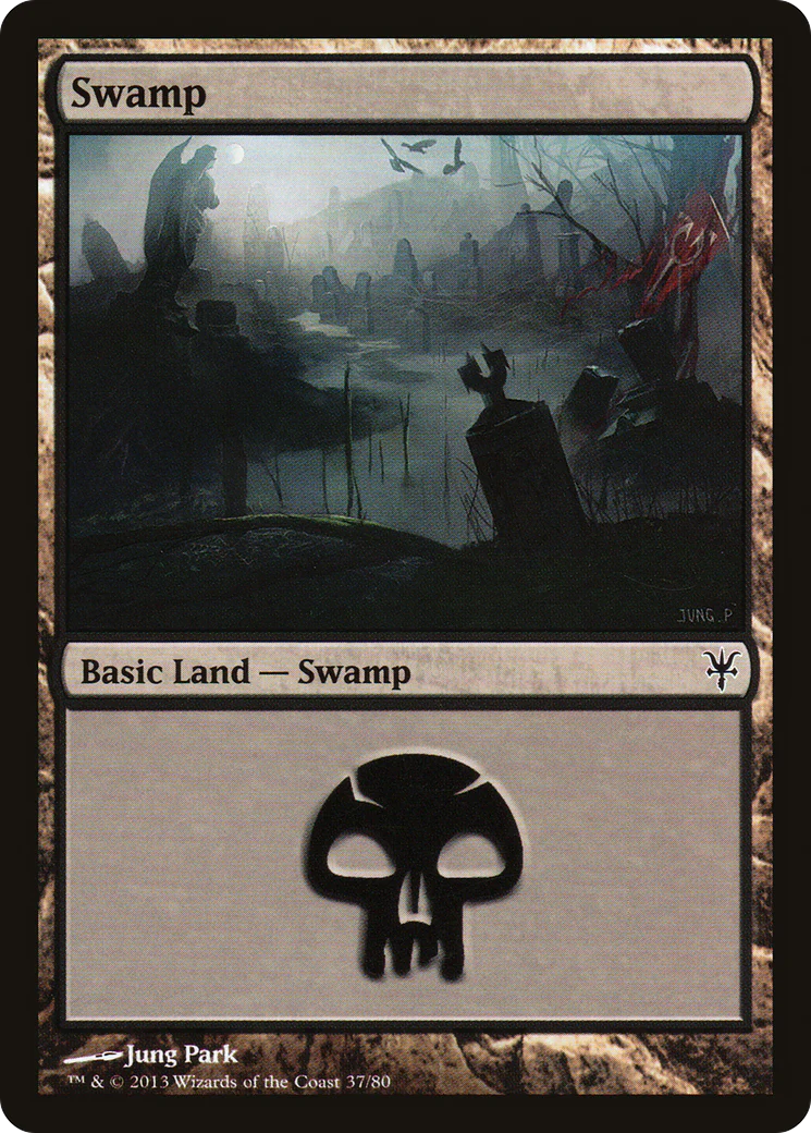 Swamp (DDK-037) - Duel Decks: Sorin vs. Tibalt