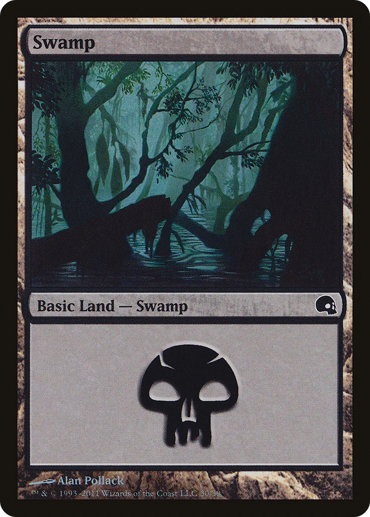 Swamp (GRV-030) - Premium Deck Series: Graveborn Foil