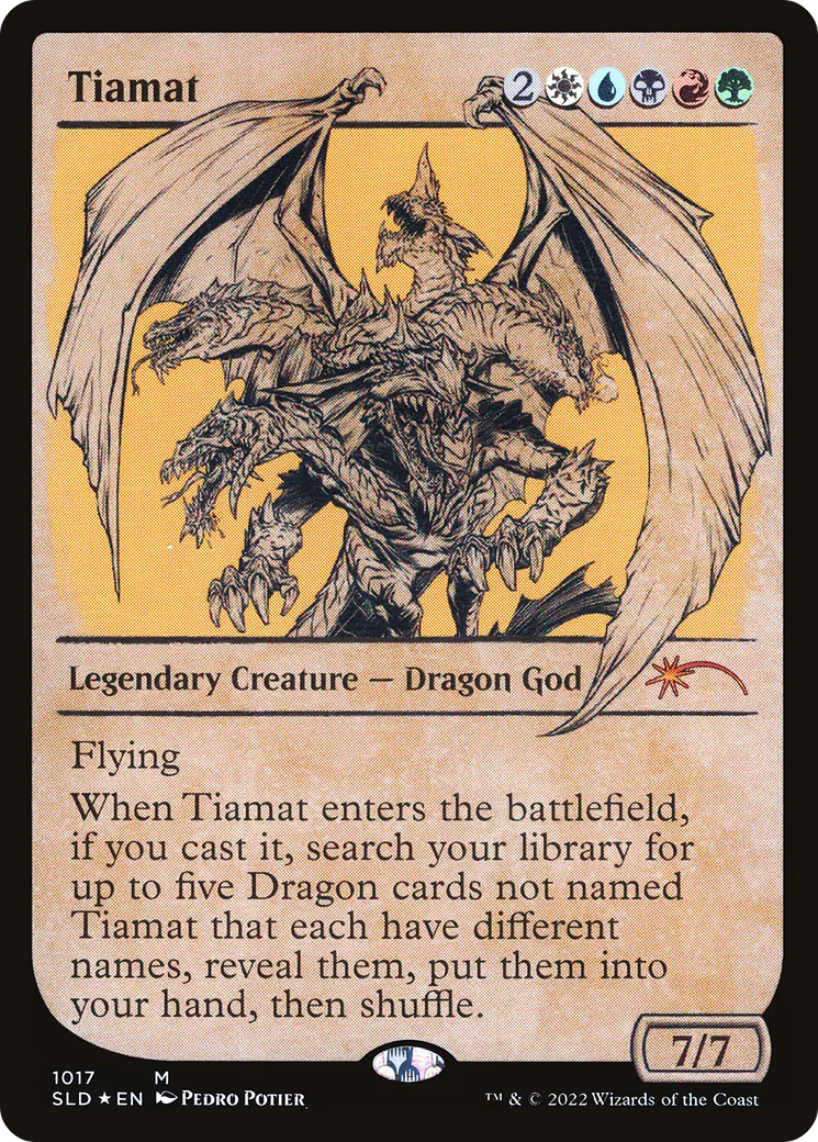 Tiamat (SLD-1017) - Secret Lair Drop: (Showcase) Foil